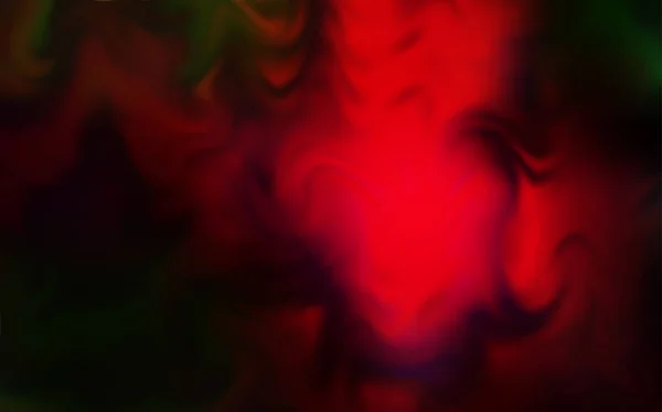 Темно Зеленый Красный Вектор Размытый Фон Блестящая Абстрактная Иллюстрация Градиентным — стоковый вектор