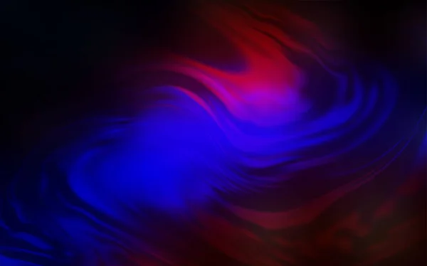 Blu Scuro Modello Offuscato Vettore Rosso Illustrazione Colori Completamente Nuova — Vettoriale Stock