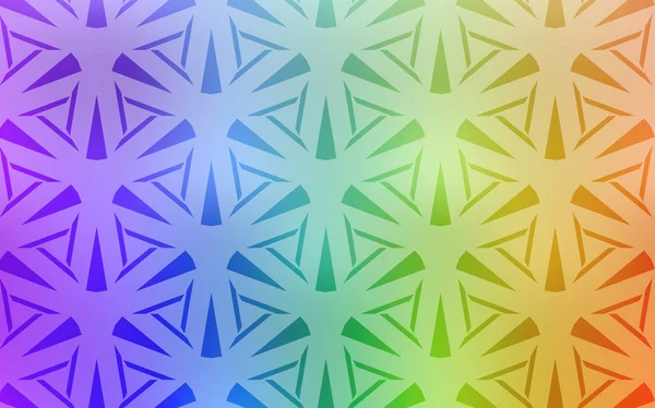 Patrón vectorial Multicolor claro con estilo poligonal . — Archivo Imágenes Vectoriales