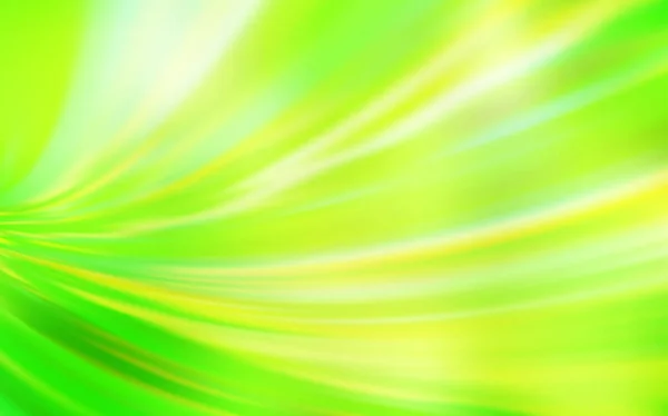 Verde Chiaro Vettore Giallo Offuscata Modello Luminoso Illustrazione Astratta Moderna — Vettoriale Stock