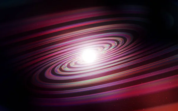 Fond vectoriel rose foncé avec étoiles de galaxie . — Image vectorielle