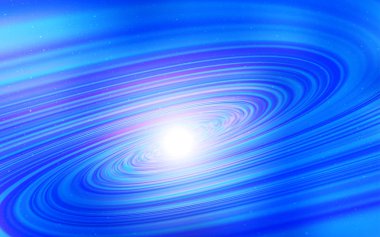 Kozmik Yıldızlar ile açık mavi vektör düzeni.