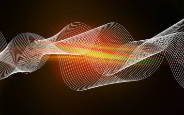 Koyu Turuncu vektör soyut arkaplan.