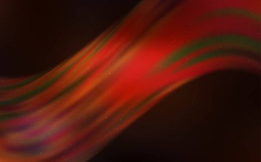 Gece gökyüzü desenle koyu turuncu vektör yıldız.