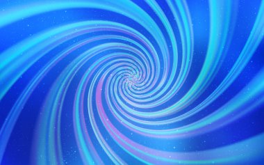 Gökada yıldız ışık mavi vektör arka plan.