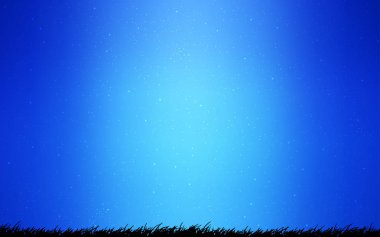 Kozmik Yıldızlar ile açık mavi vektör düzeni.