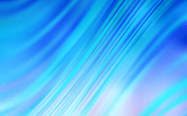 Gökada yıldız ışık mavi vektör arka plan.