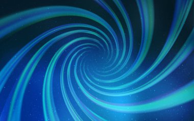 Kozmik Yıldızlar ile açık mavi vektör düzeni.