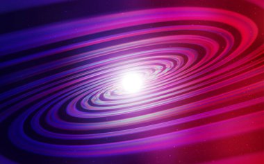 Koyu mor, pembe arka plan astronomi yıldız ile vektör.