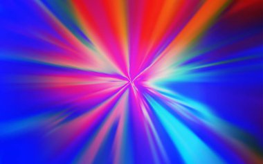 Açık mavi, kırmızı vektör renkli bulanık arkaplan. Görüntü stili ve gradyanı olan yeni renkli çizimler. İşiniz için en iyi bulanık tasarım..