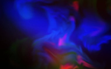 Koyu mavi, kırmızı vektör parlak deseni bulanıklaştırdı.