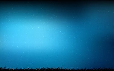 Koyu mavi vektör arka plan astronomi yıldız ile.