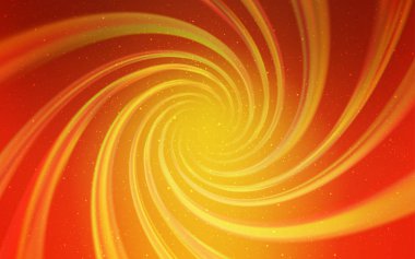 Gece gökyüzü desenle ışık turuncu vektör yıldız.