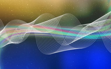 Açık mavi, yeşil vektör renkli bulanık arkaplan.