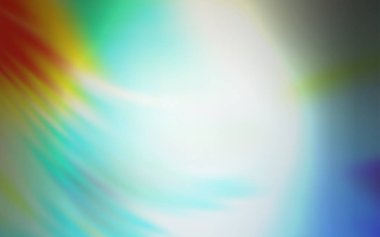 Açık Mavi, Sarı vektör soyut parlak şablon. Degradeli zarif parlak bir illüstrasyon. İşletmeniz için en iyi bulanık tasarım.