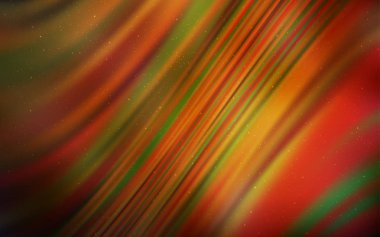 Gece gökyüzü desenle koyu turuncu vektör yıldız.