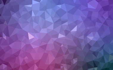 Açık Mor, Pembe vektör poligonal şablon.