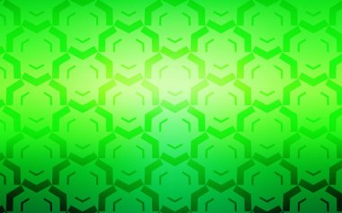 Kavisli çizgilerle Açık Yeşil vektör düzeni. Degrade çizgileri ile renkli geometrik örnek. Reklamlarınız, afişiniz, afişiniz için yepyeni bir tasarım.