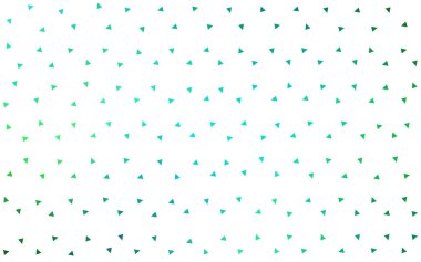 Üçgen zemin parlayan ışık yeşil vektör.