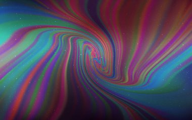 Galaksi yıldızları ile koyu mor vektör arka plan.