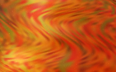 Kozmik yıldızlarla Açık Turuncu vektör düzeni.