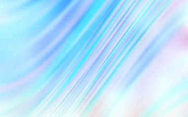 Gece gökyüzü desenle ışık mavi vektör yıldız.