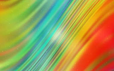 Işık çok renkli vektör şablon alan yıldız.