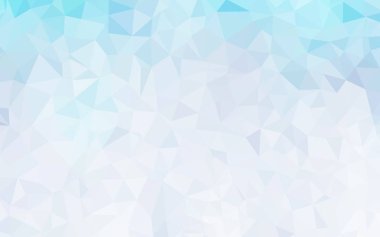 Açık BLUE vektör çokgen yerleşimi.