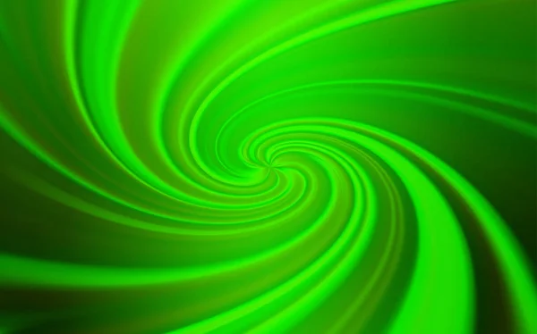 Texture Vectorielle Vert Clair Avec Lignes Courbes Illustration Colorée Dans — Image vectorielle