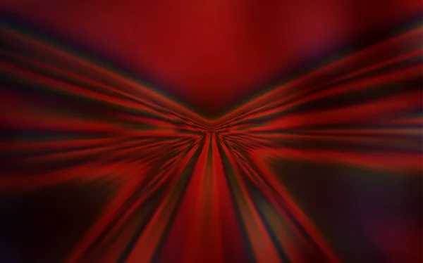 Tmavě červený vektorový vzorek s ohnutými čarami. — Stockový vektor