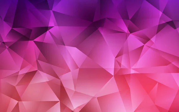 Violet foncé, Vecteur rose brillant fond triangulaire. — Image vectorielle
