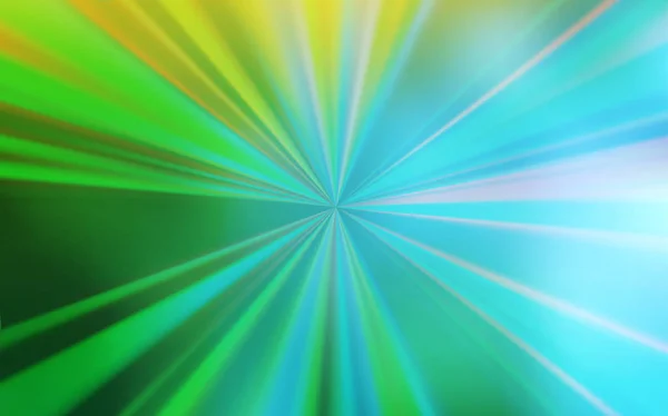 Lichtblauw, groene vector wazig en gekleurd patroon. — Stockvector