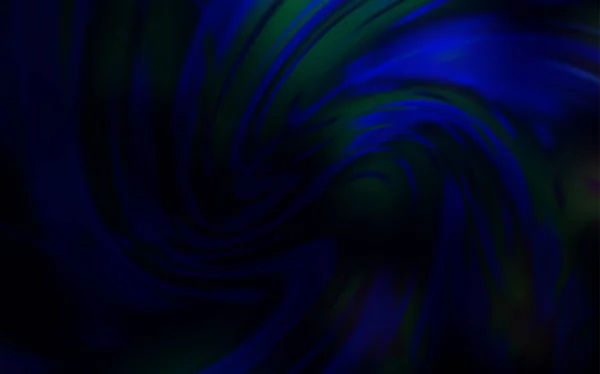Vetor Azul Escuro Borrado Modelo Brilhante Uma Ilustração Colorida Completamente — Vetor de Stock