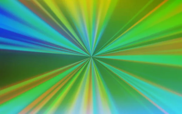 Ljusblå, grön vektor suddig ljus mall. — Stock vektor