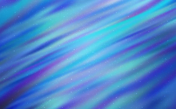 星の夜の空と光の青いベクトル パターン. — ストックベクタ