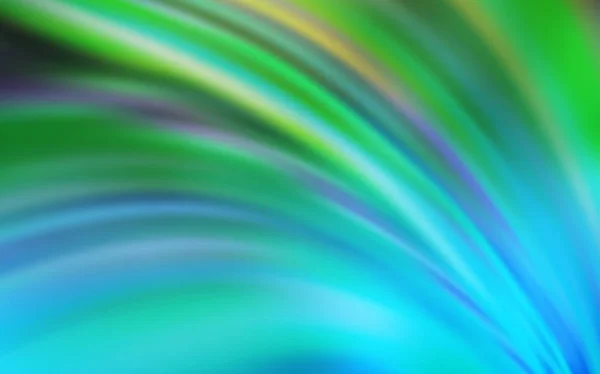 Bleu clair, Vecteur vert texture floue et lumineuse. — Image vectorielle