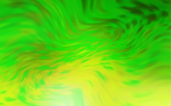 Hellgrüner Vektor Verschwimmt Helle Textur Farbenfrohe Illustration Abstrakten Stil Mit — Stockvektor