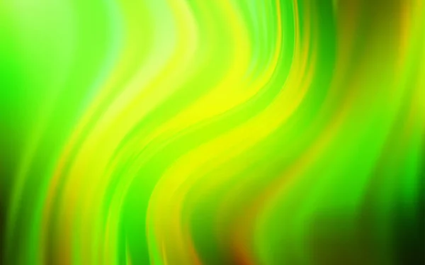 Vert clair, Vecteur jaune fond abstrait brillant . — Image vectorielle