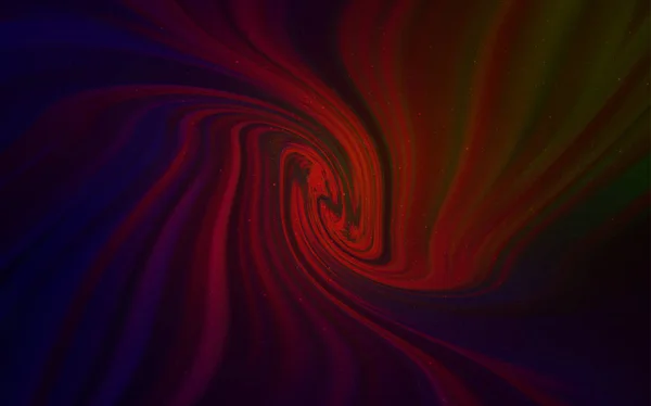 Dunkelgrüner Roter Vektorhintergrund Mit Galaxiensternen Leuchtende Illustration Mit Himmelssternen Auf — Stockvektor