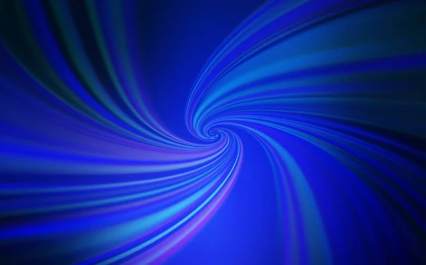 Mörk blå vektor bakgrund med våta linjer. — Stock vektor