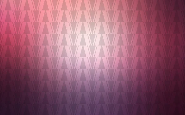Violet foncé, couverture vectorielle rose avec style polygonal . — Image vectorielle