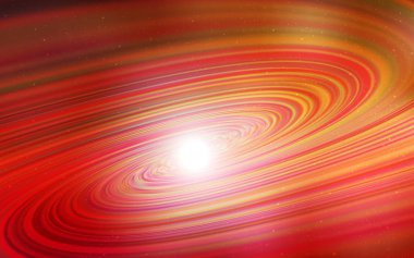 Işık kırmızı vektör doku ile Samanyolu yıldız.