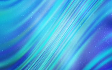 Kozmik Yıldızlar ile açık mavi vektör düzeni.