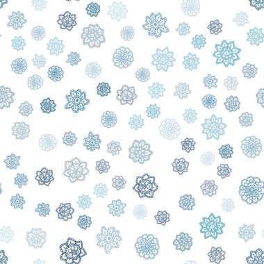 Parlak kar taneleri ile Açık Mavi vektör sorunsuz düzeni.