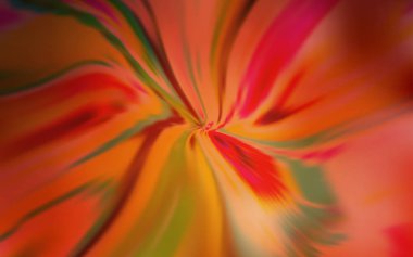 Bükülmüş çizgilerle Açık Turuncu vektör arkaplanı.