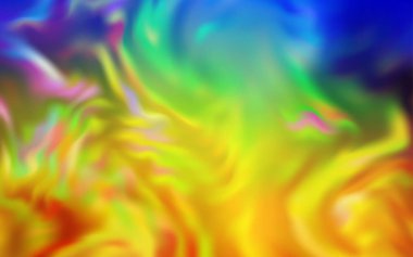 Açık Mavi, Sarı vektör parlak soyut düzen. Degradeli zarif parlak bir illüstrasyon. İşletmeniz için yeni tasarım.