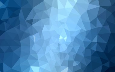 Işık Mavisi vektörü soyut mozaik deseni.