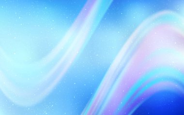 Astronomik yıldızlar ile açık mavi vektör arka plan.