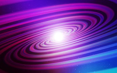 Açık Pembe, Astronomik yıldızlarla mavi vektör arka plan.