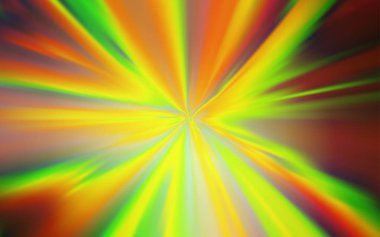 Açık Yeşil, Kırmızı vektör bulanık arka plan. Bulanıklık tarzında tamamen yeni renkli bir illüstrasyon. İşletmeniz için en iyi bulanık tasarım.